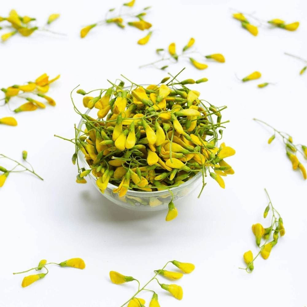 Frozen Sesbania Flower