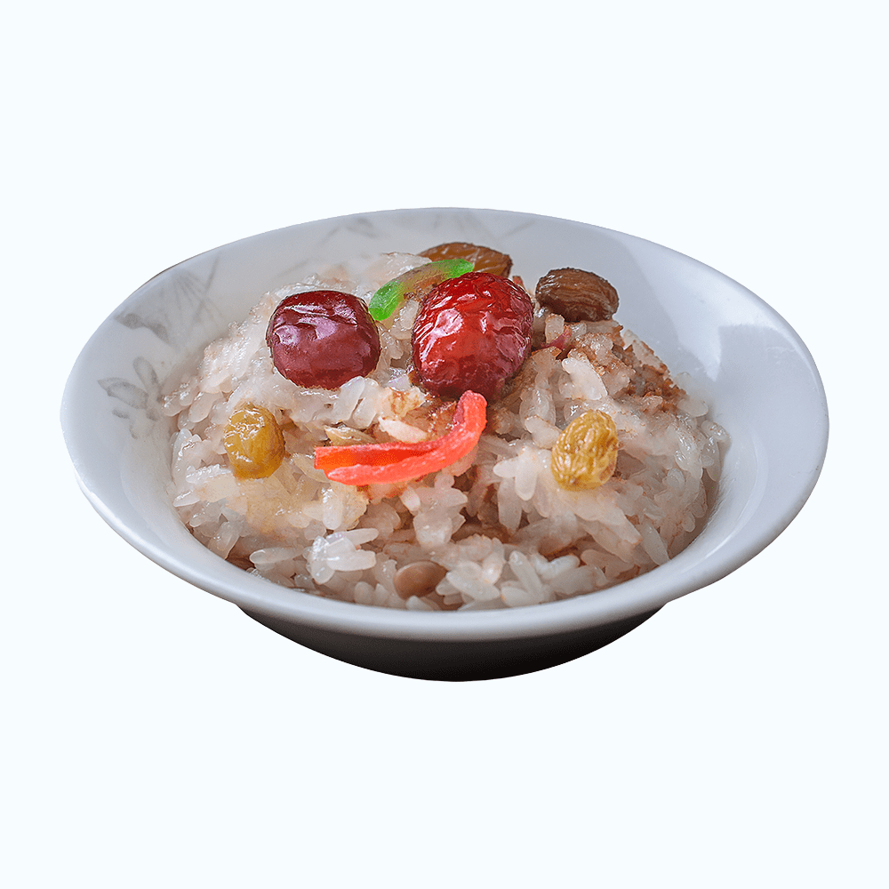 Glutinous rice with Taro Paste